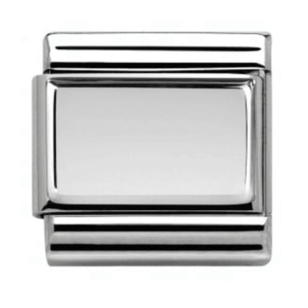 Classic Sterling Silver Plain Plate Link
