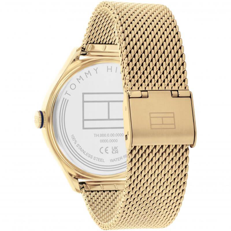 Lexi Gold Plated Mesh Strap With Gold Dial Watch