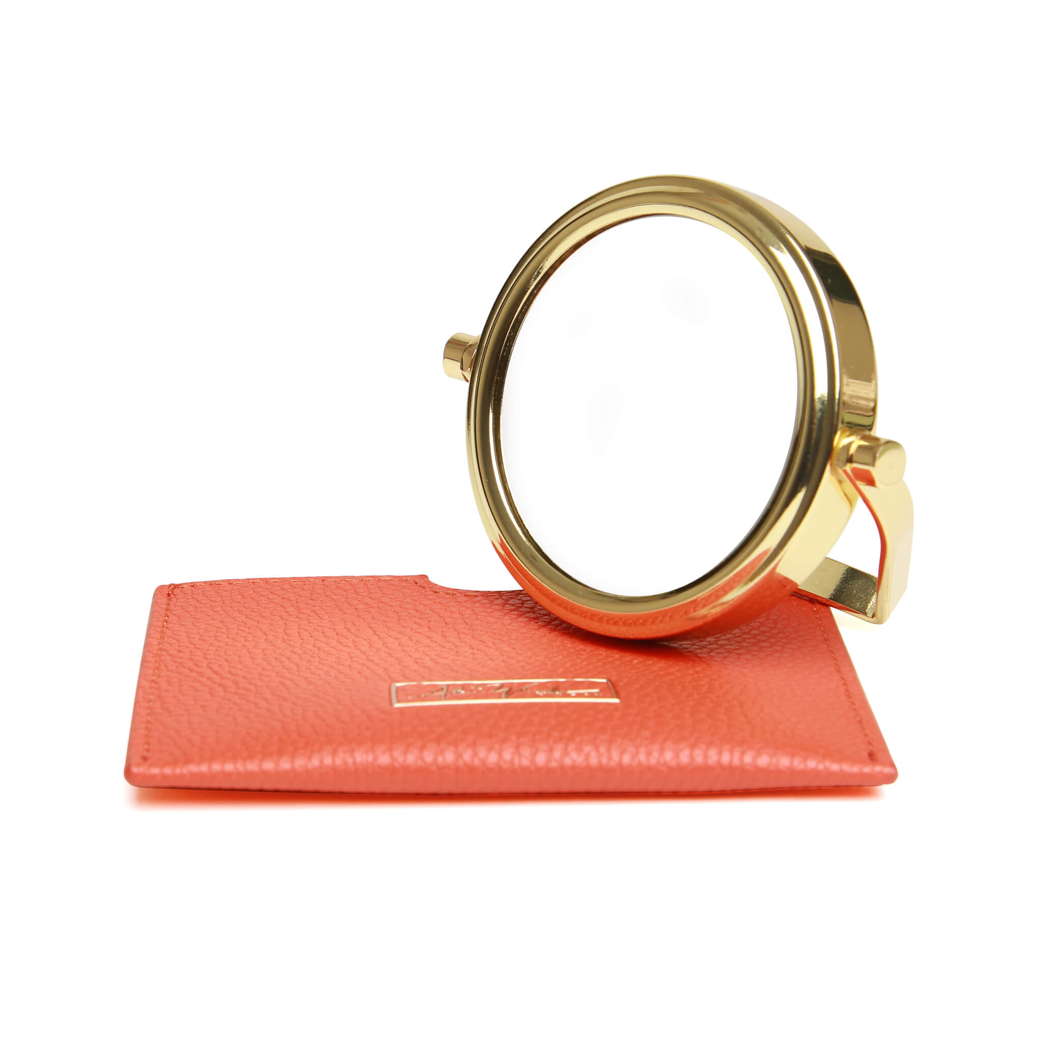 Orange - Mirror & Pouch - 7x Magnification