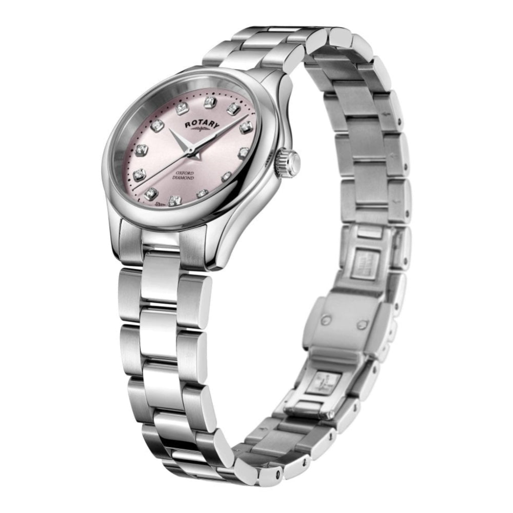 Ladies Bracelet Stainless Steel Oxford Diamond Watch