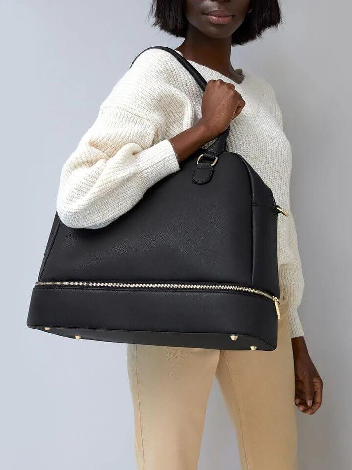 Black Saffiano Handbag