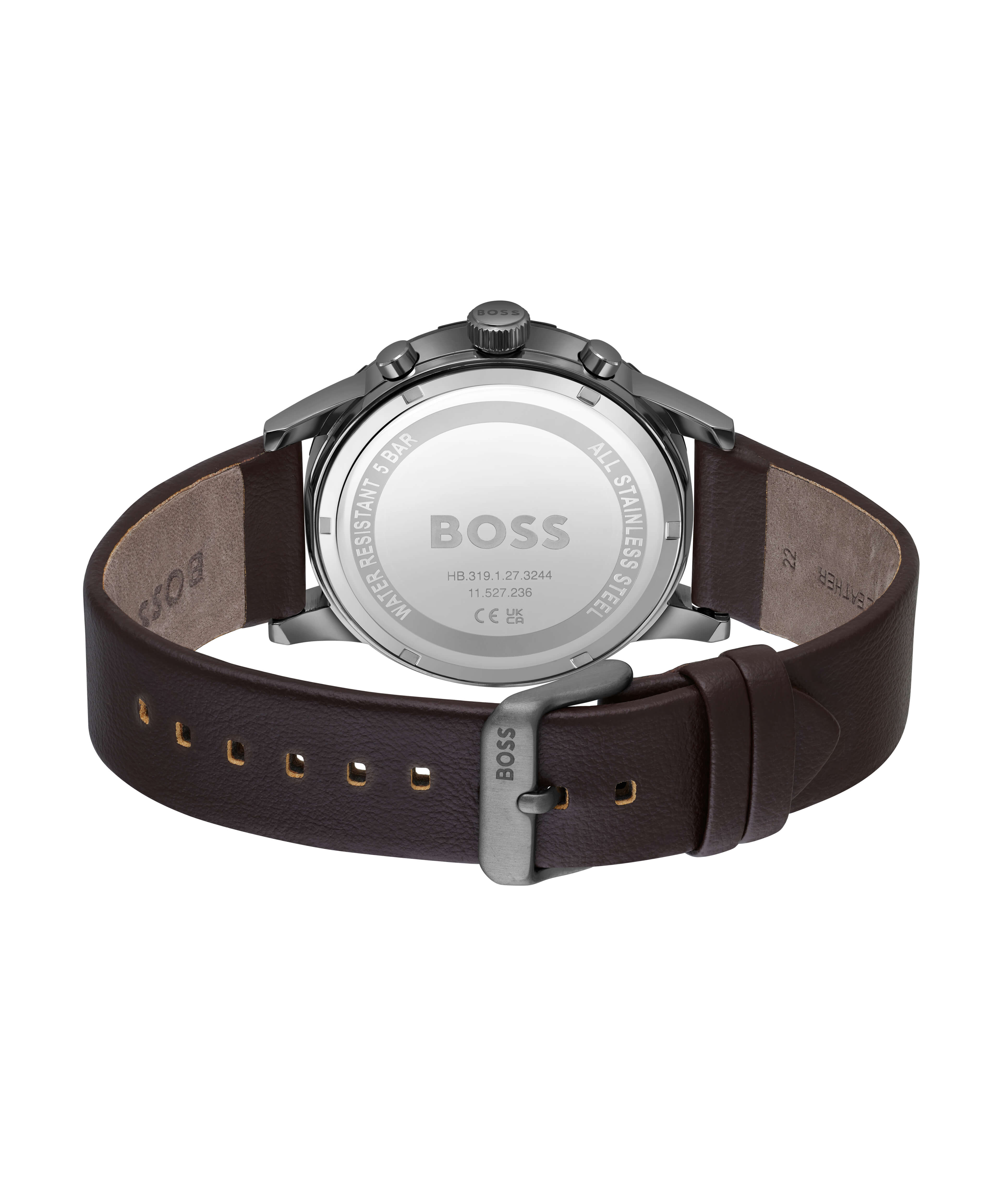Solgrade Recycled Leather Strap Solar Powered Watch