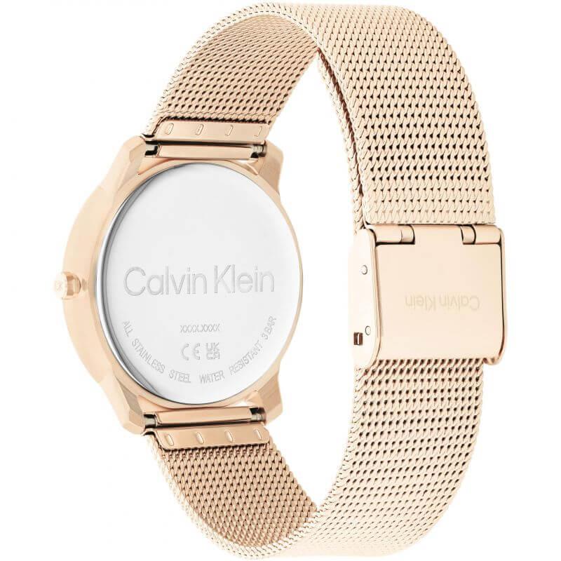 Iconic Rose Gold CK Dial & Mesh Strap Watch
