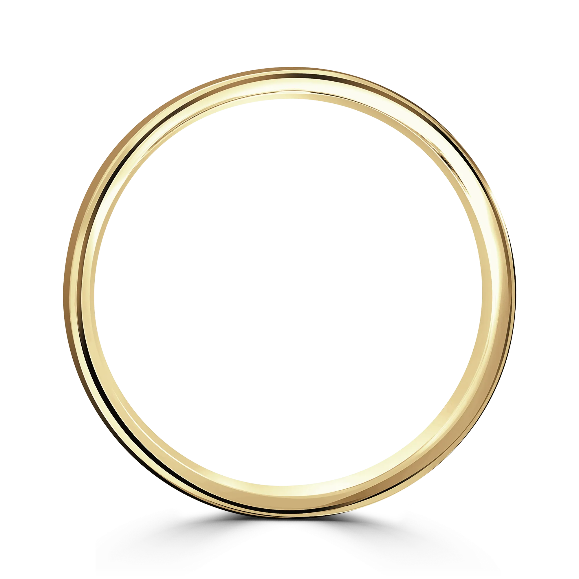 Contemporary Court 9ct Yellow Gold Wedding Band