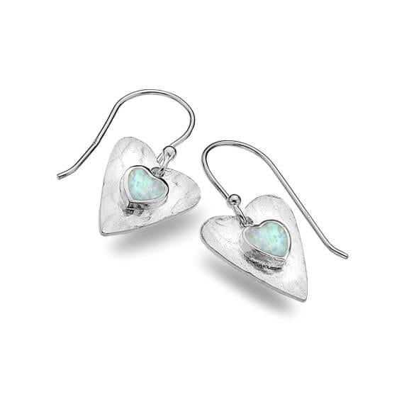 Origins Forever Opalite Heart Drop Earrings