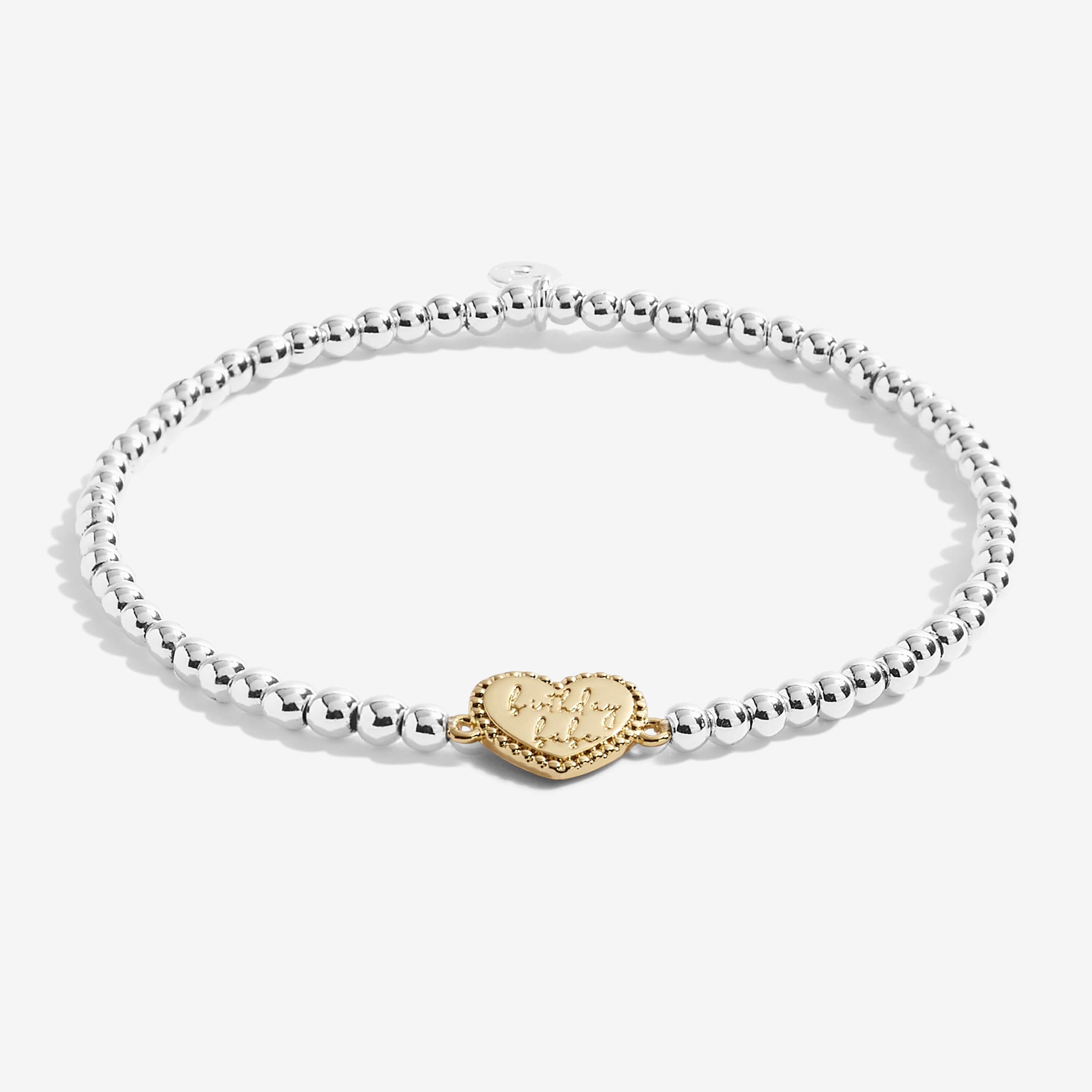 A Little | Birthday Babe | Silver | Bracelet | 17.5cm Stretch