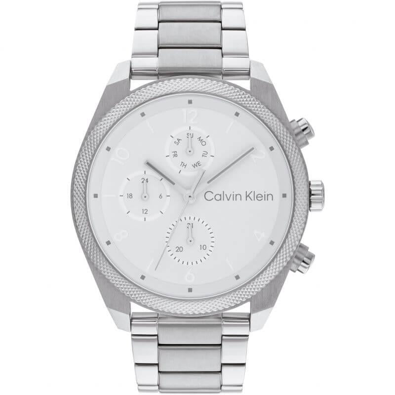 SS Chronograph Dial With Bracelet Strap Watch