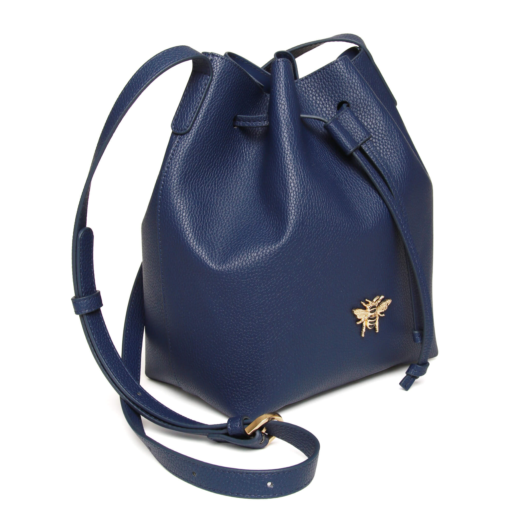 Bucket Cross Body Bag In Navy