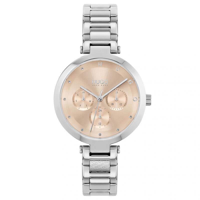 HOPE Gold Dial & Silver Bracelet Strap Womens Watch