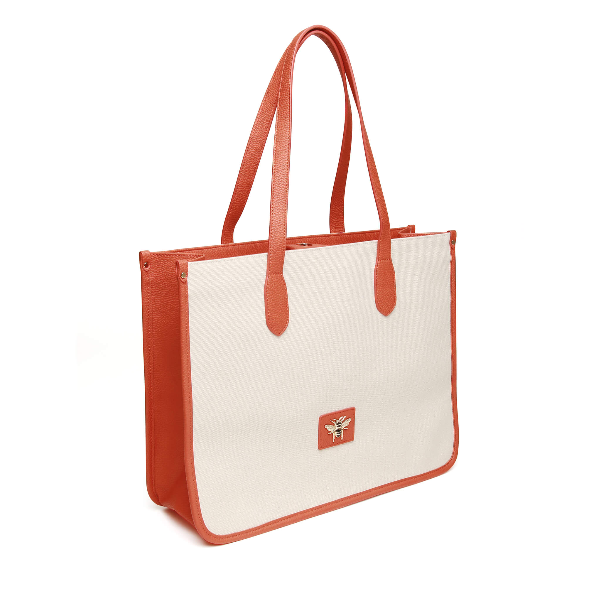 Kingston Canvas Tote Bag In Orange