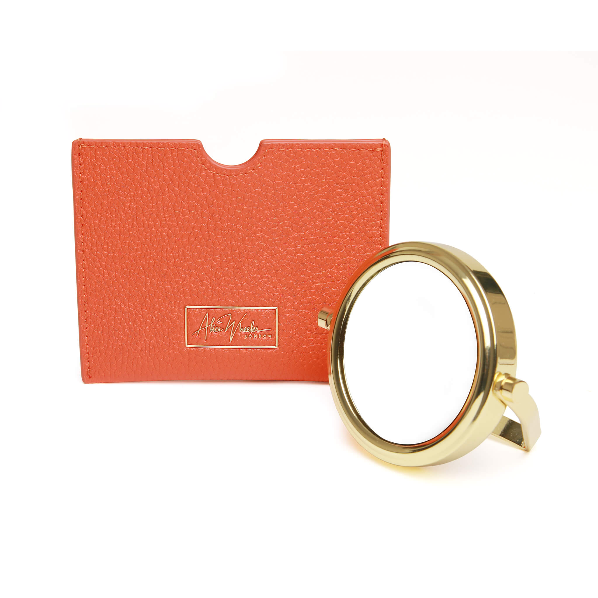Orange - Mirror & Pouch - 7x Magnification
