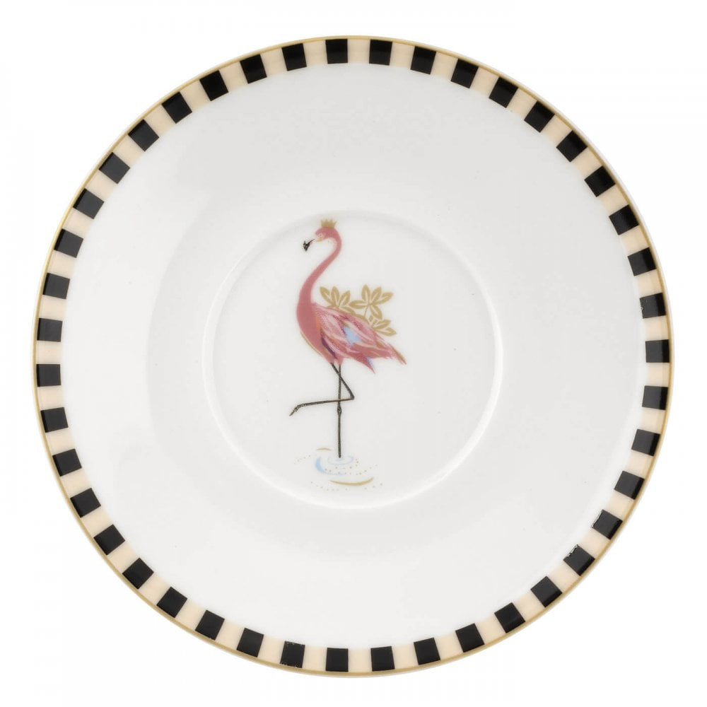 Tahiti Tea Cup & Saucer - Flamingo