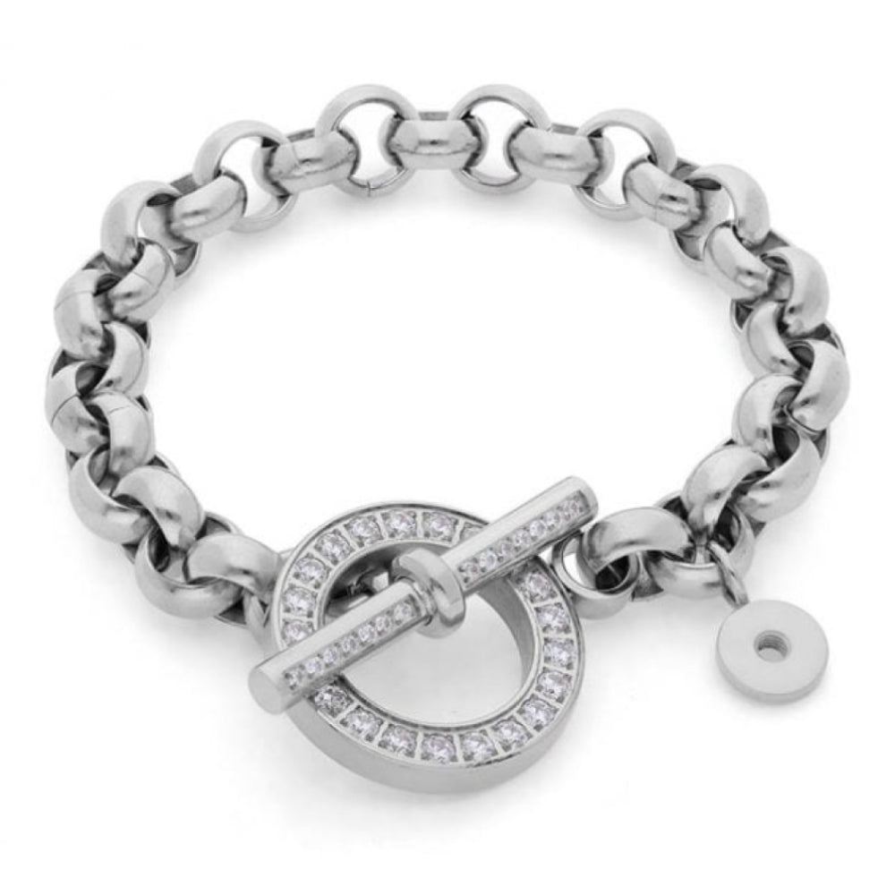 Inter Changeable Bracelet Como Deluxe Silver-Medium