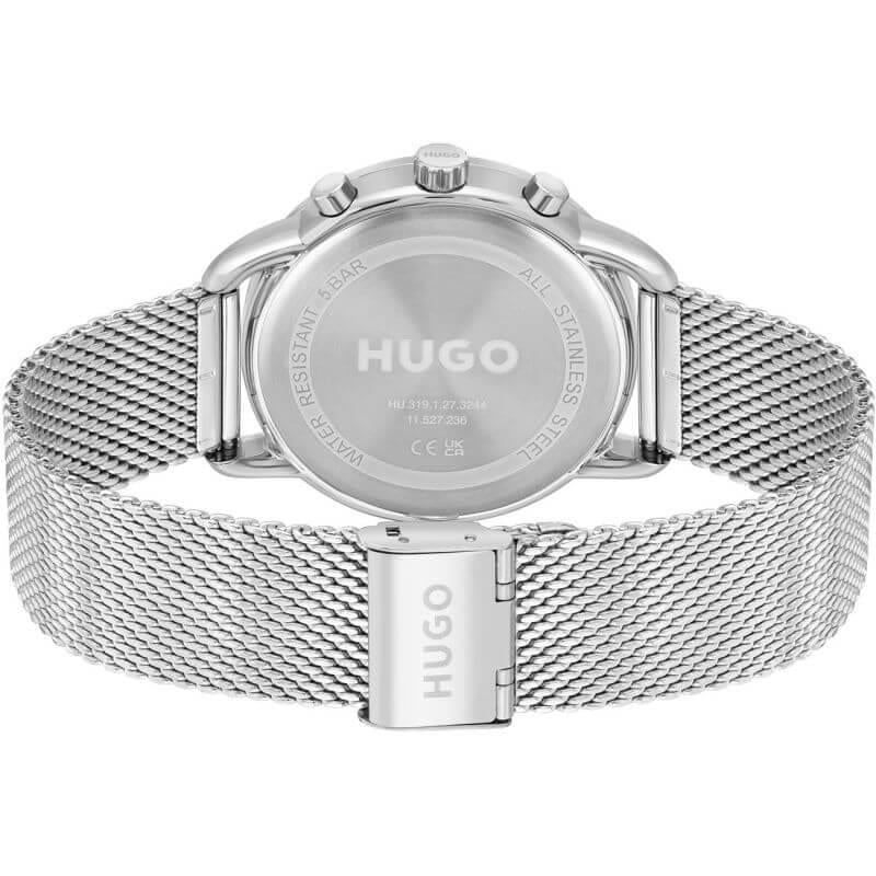 ADVISE Black Dial Steel Mesh Strap Gents Watch