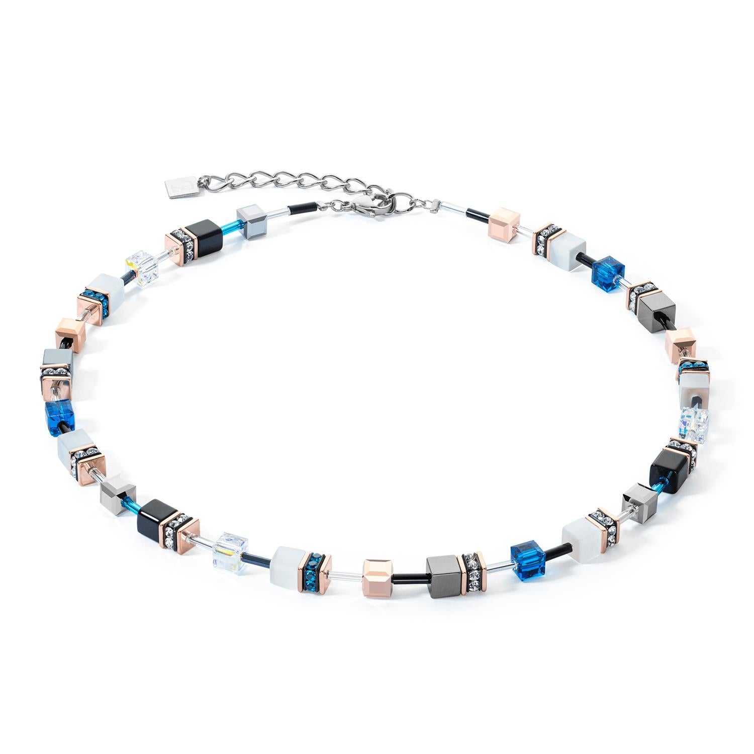 GeoCUBE Iconic Capri Blue Necklace