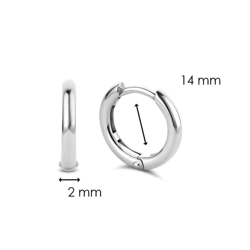 Silver Small Hoop Earrings