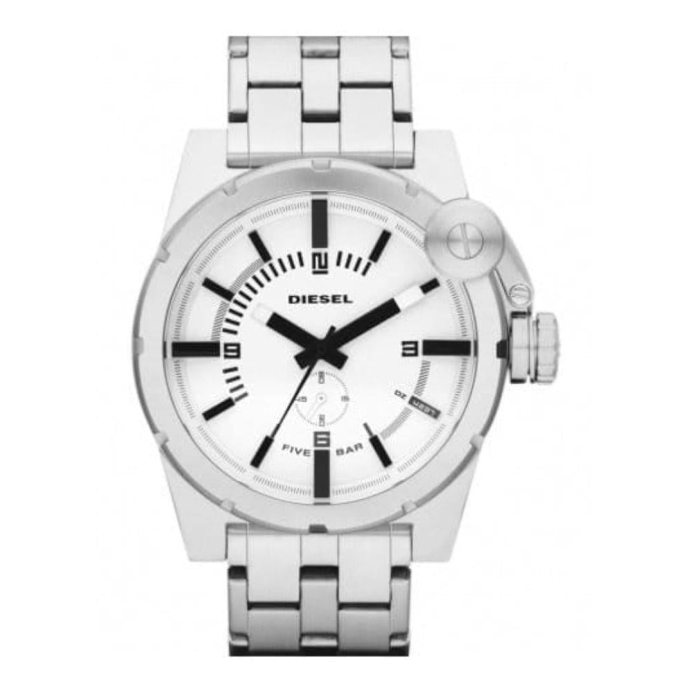 Gents Stainless Steel Chunky Silver Bracelet Watch