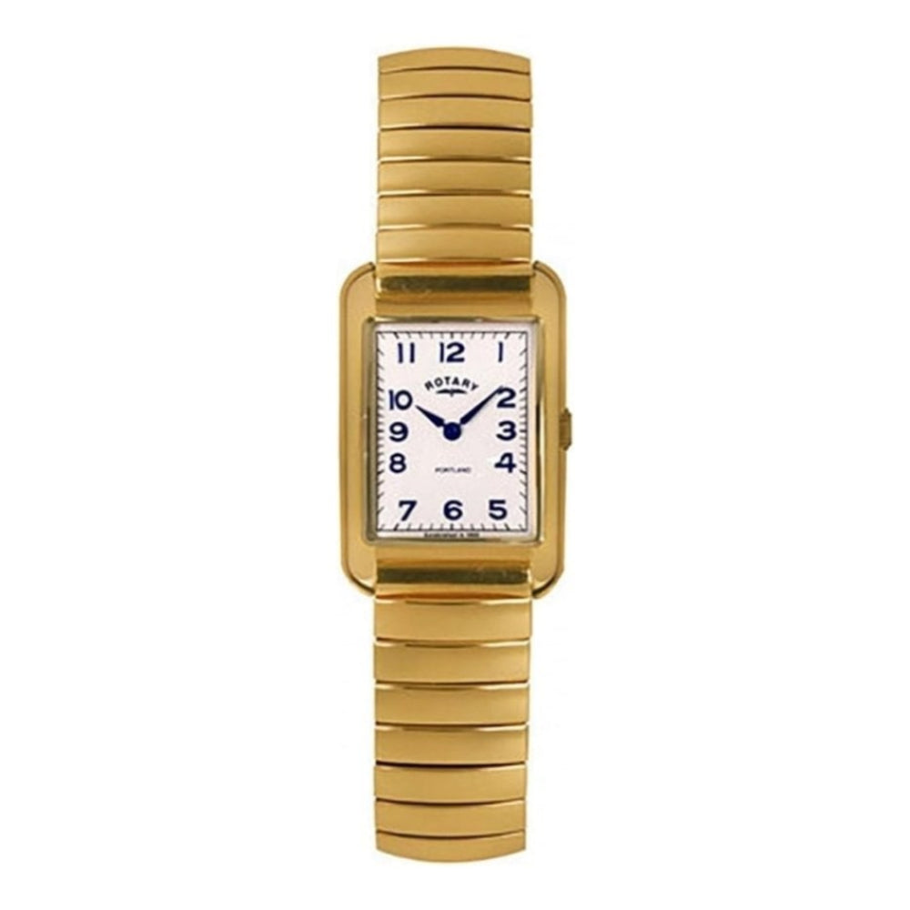Womens Rectangle Stretch Bracelet Watch