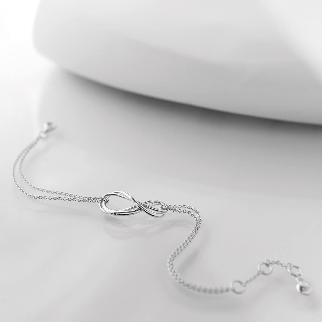 Infinity Double Chain Bracelet