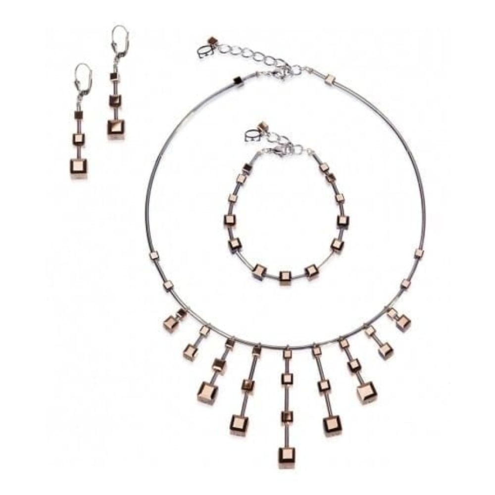 Limited Edition Swarovski Faceted Cubed Jewellery Set