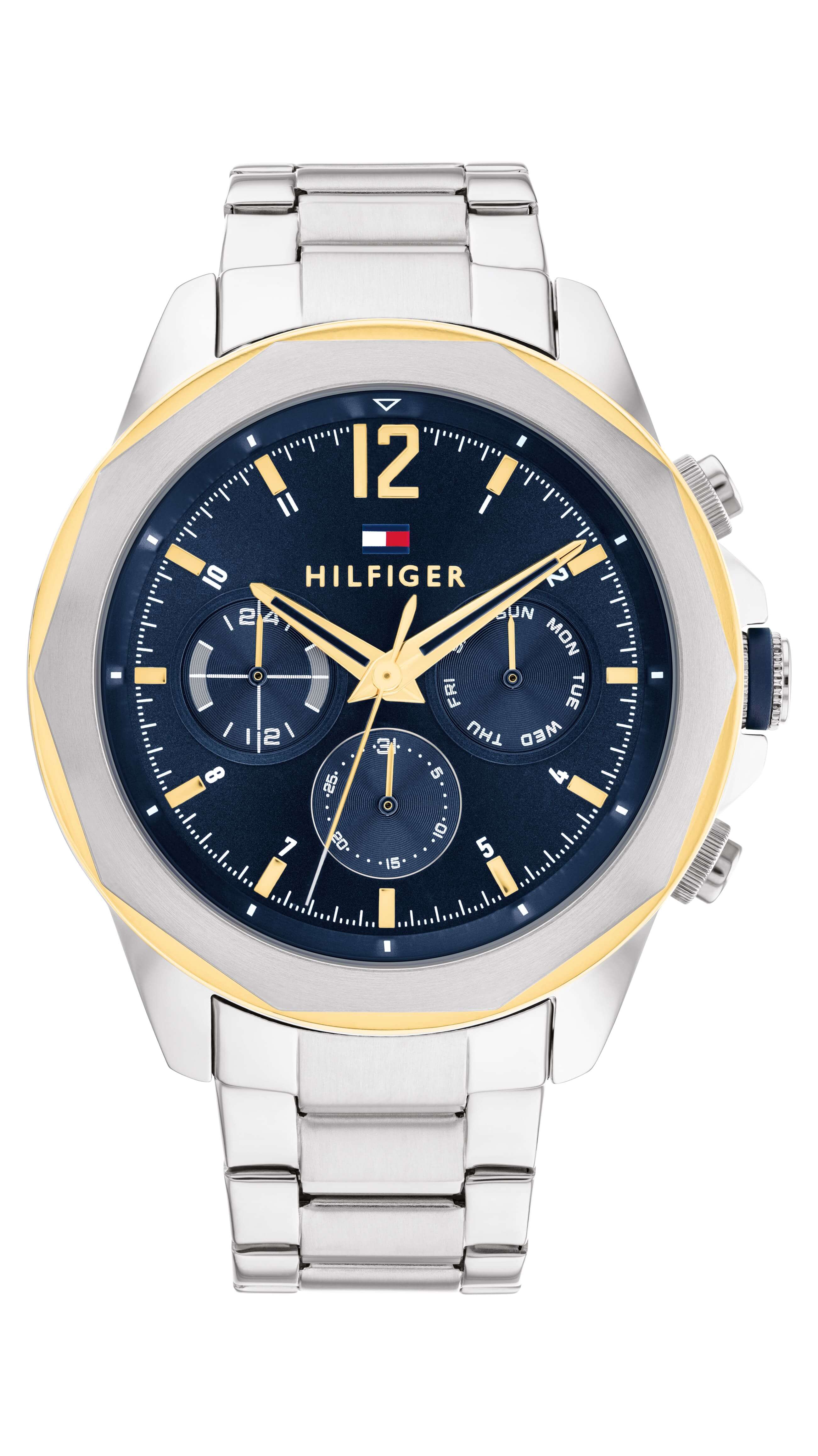 Blue Dial Two Tone Bezel SS Bracelet Gents Watch