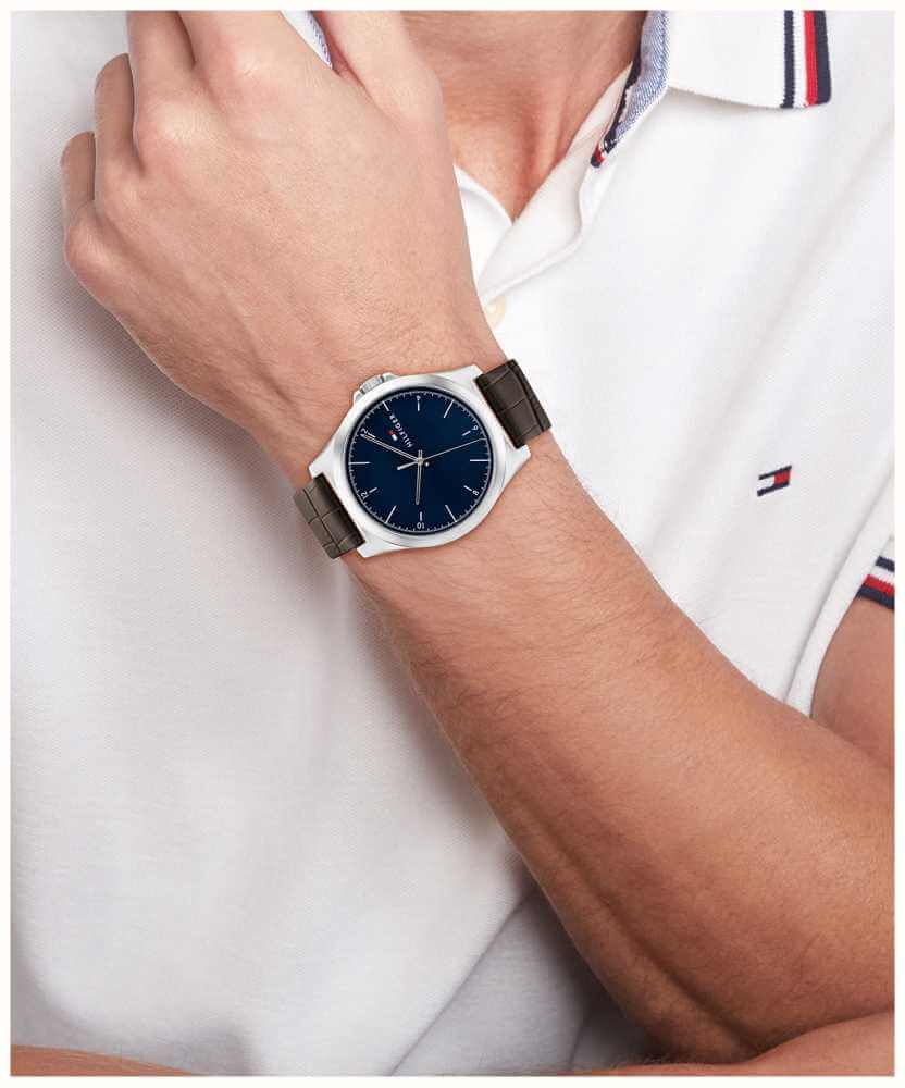 Norris Brown Leather Strap Watch