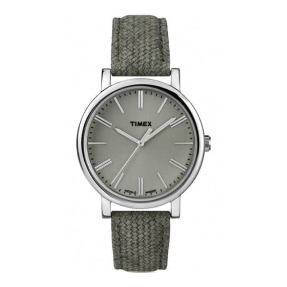 Ladies Scale Design Olive Leather Easy Read Watch