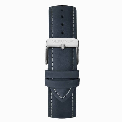 Airborne Chronograph Blue Dial & Blue Leather Strap Men's Watch