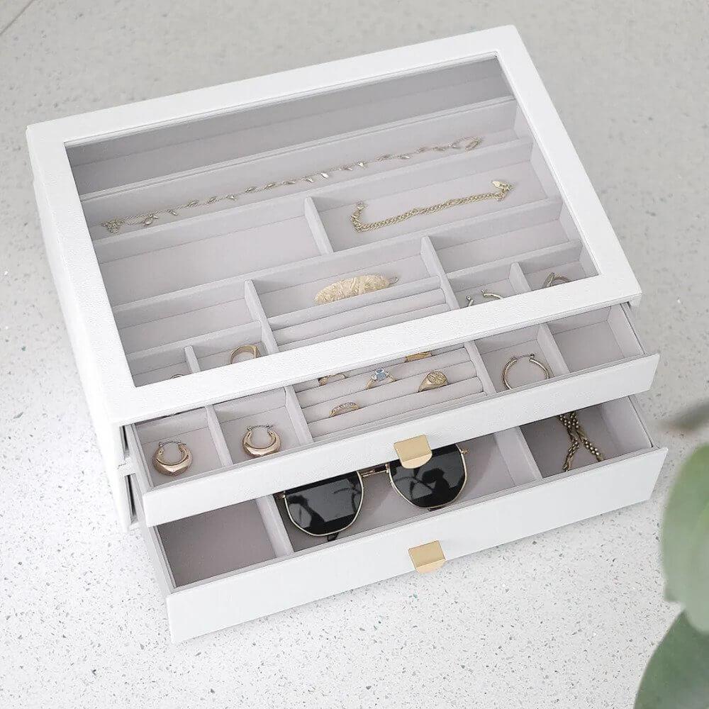 White Supersize Draw Set of 2