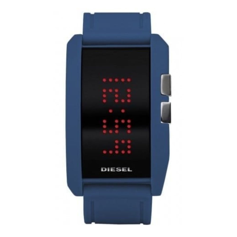 Unisex Blue Silicone Digital Watch