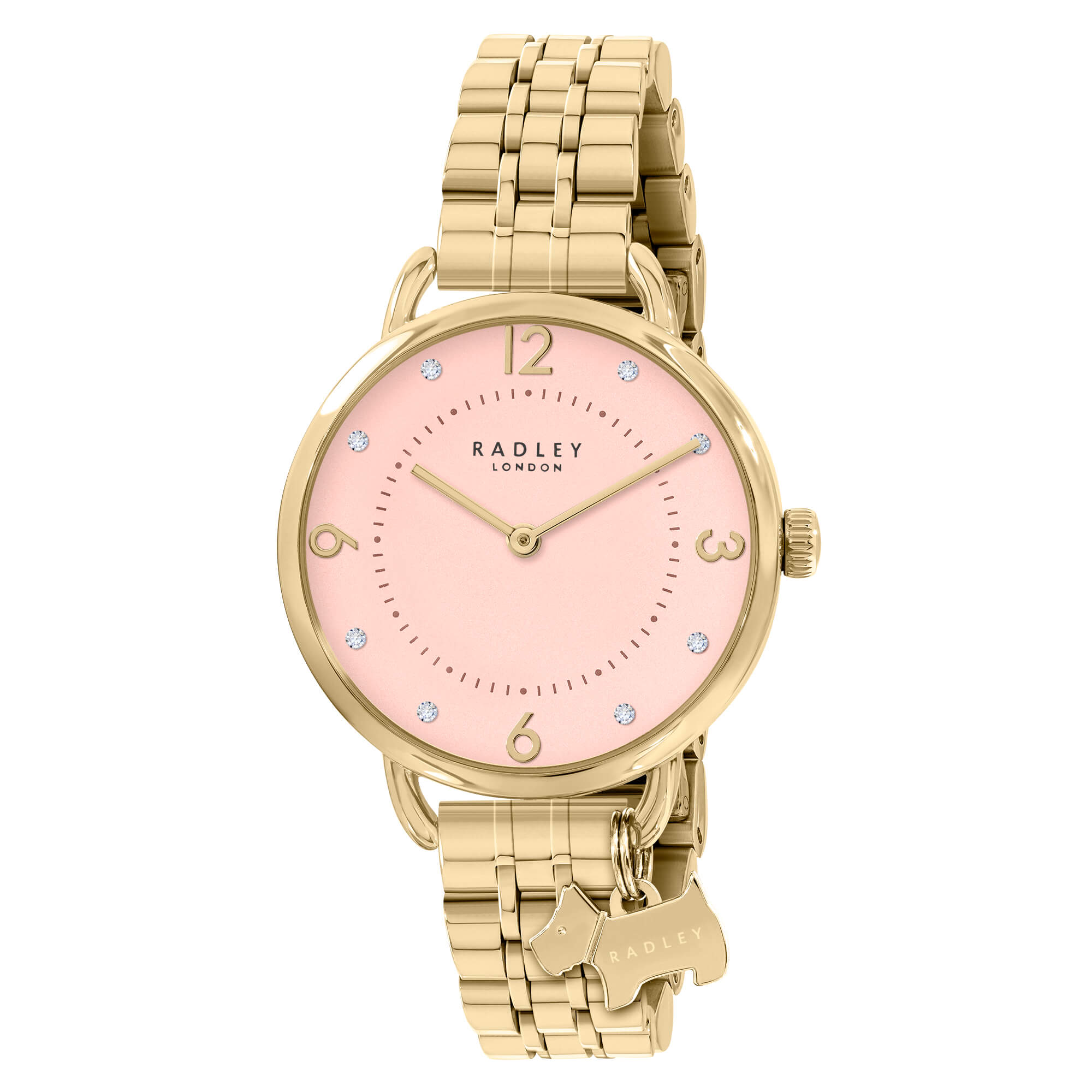 Gold Plated Open Shoulder Bracelet Watch