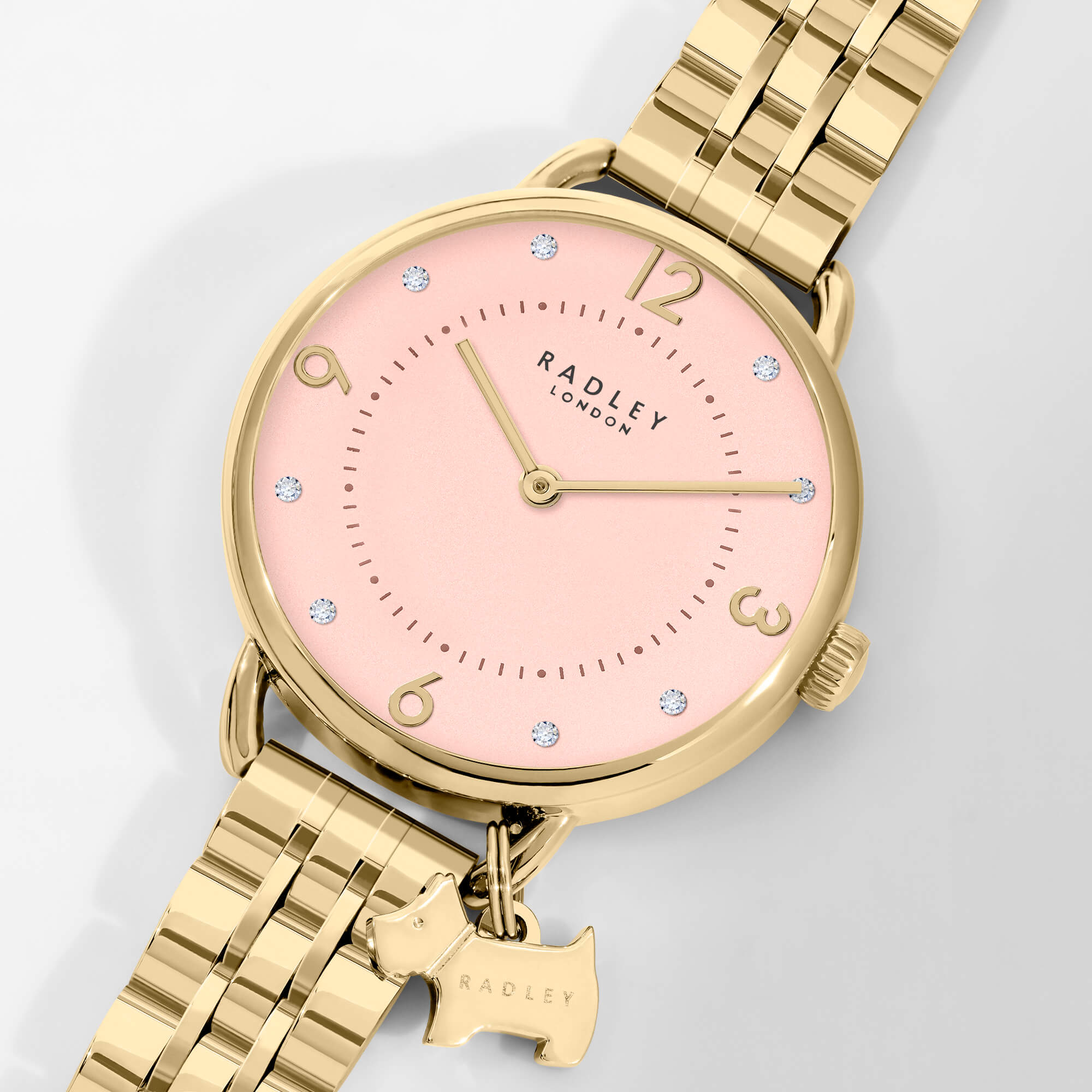 Gold Plated Open Shoulder Bracelet Watch