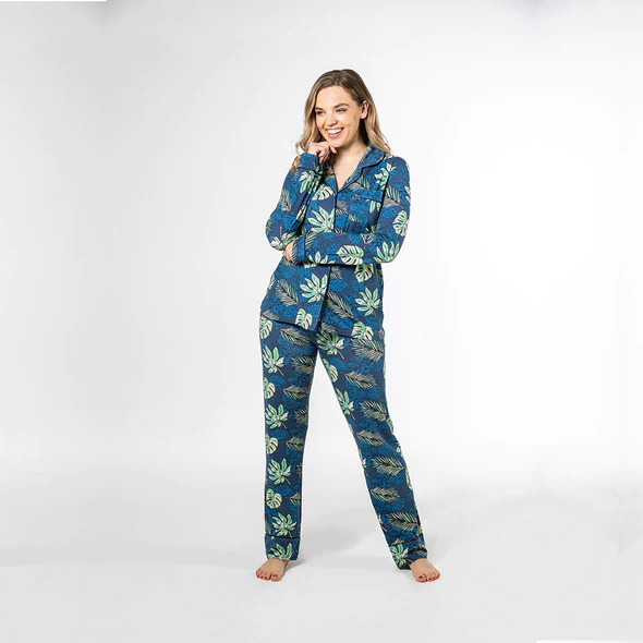 Bamboo Pyjamas Tropical Leaf