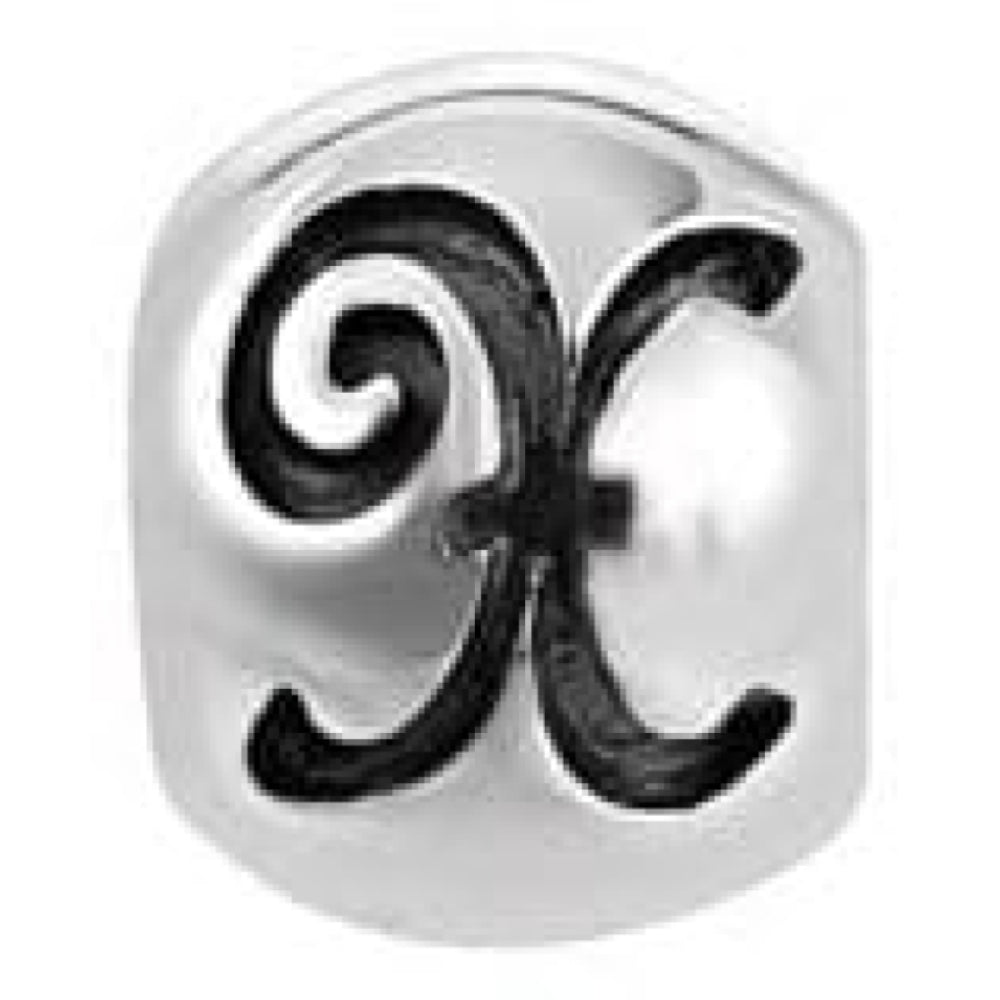 Sterling Silver Letter 'X' Link