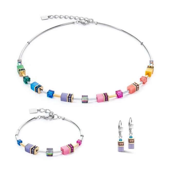 GeoCUBE Iconic Lite Necklace Rainbow