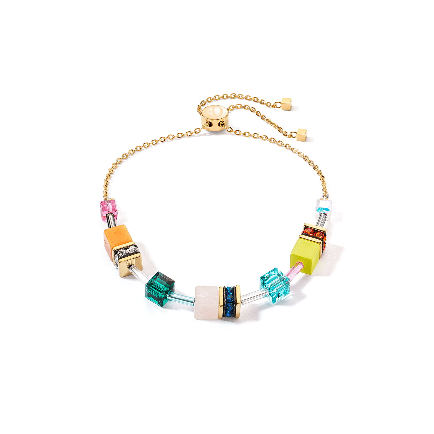 GeoCUBE Multicolour Expressive Bracelet