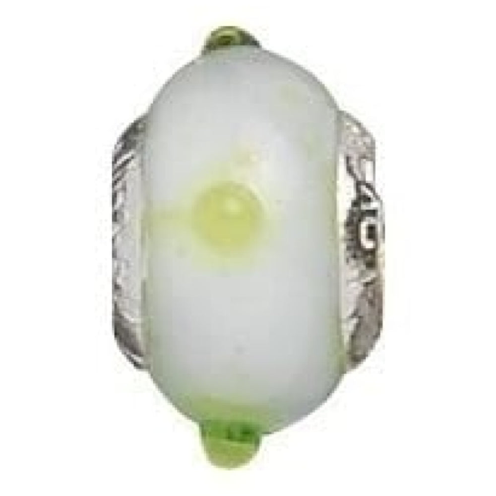 Sterling Silver And Murano Glass Link