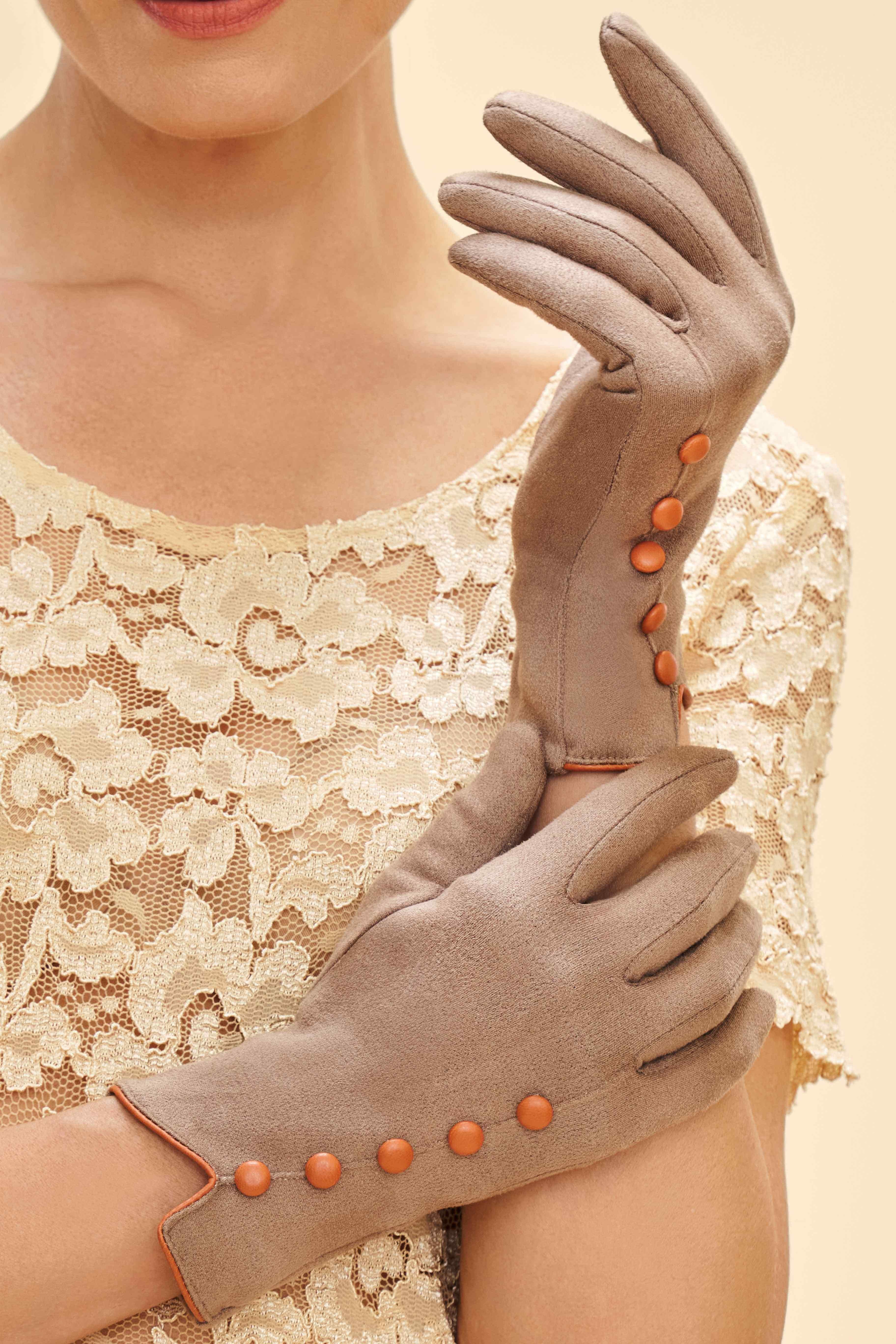 Beatrice Gloves - Stone