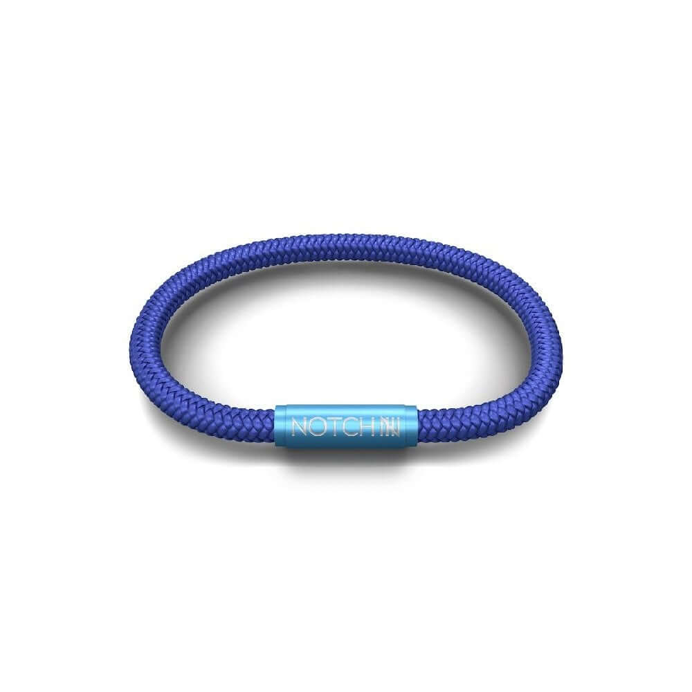 Special Edition Solid Blue Cord Bracelet With Blue Clasp