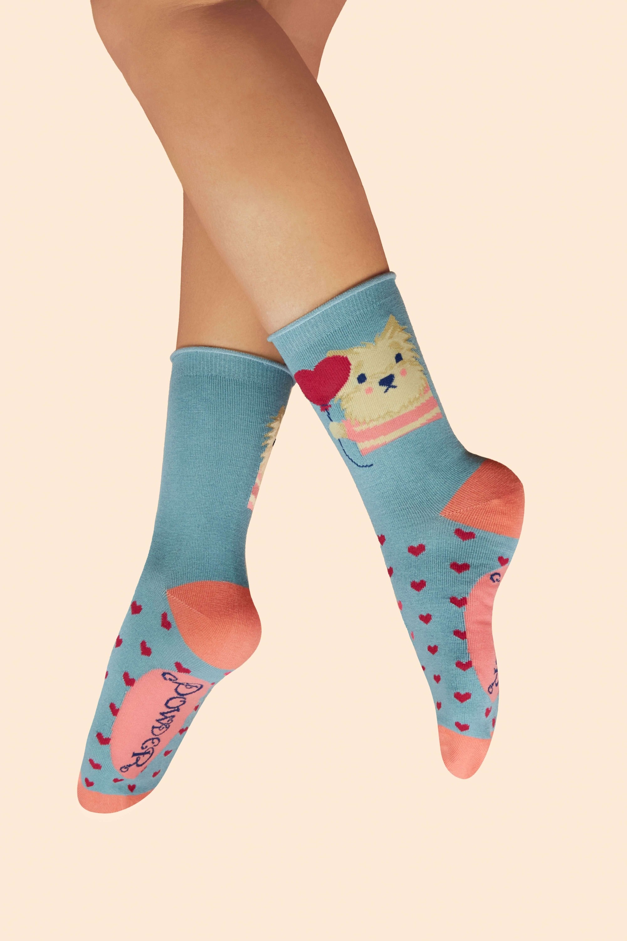 Thoughtful Lover Puppy Ankle Socks