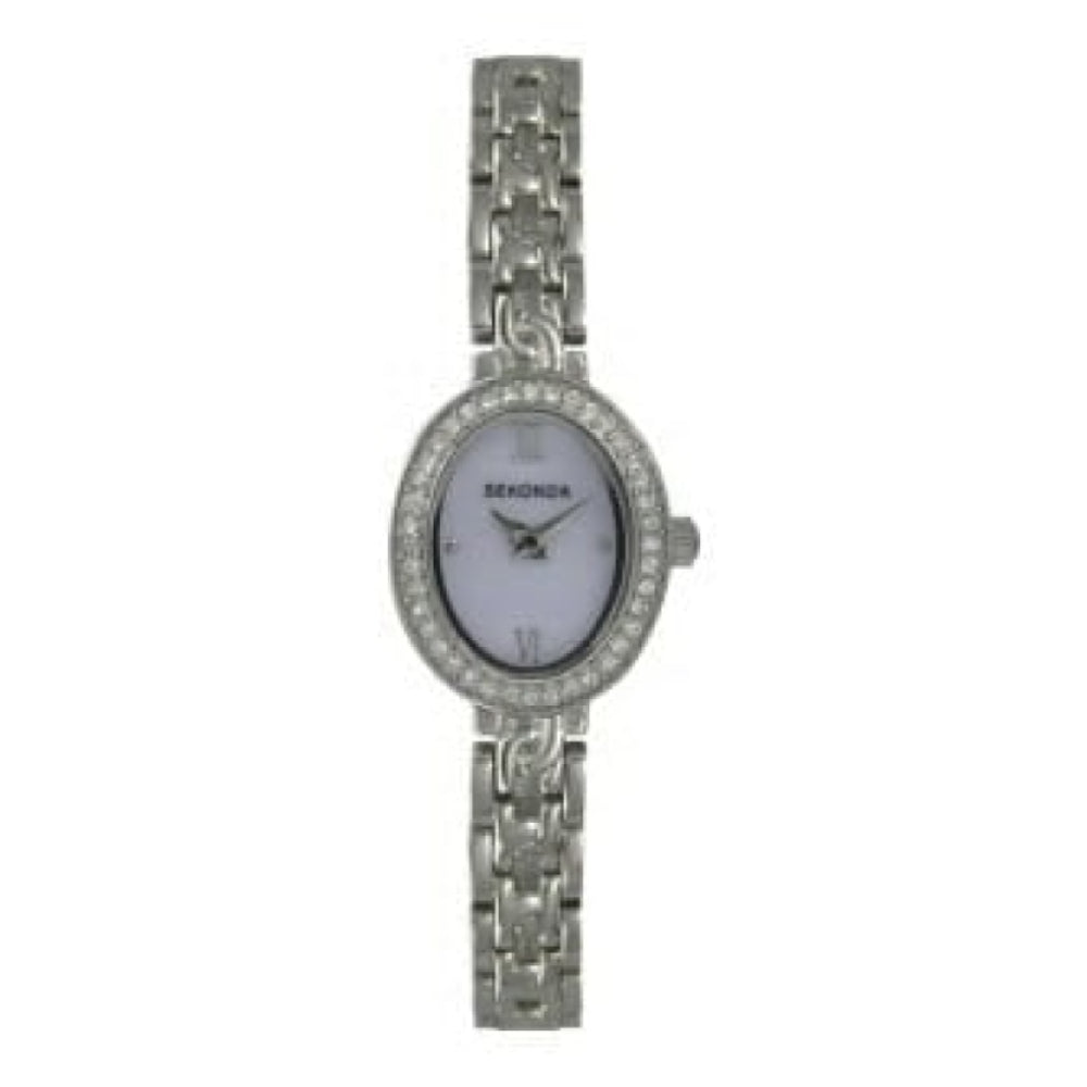 Ladies Stainless Steel Quartz Bracelet Watch With Roman Numerals