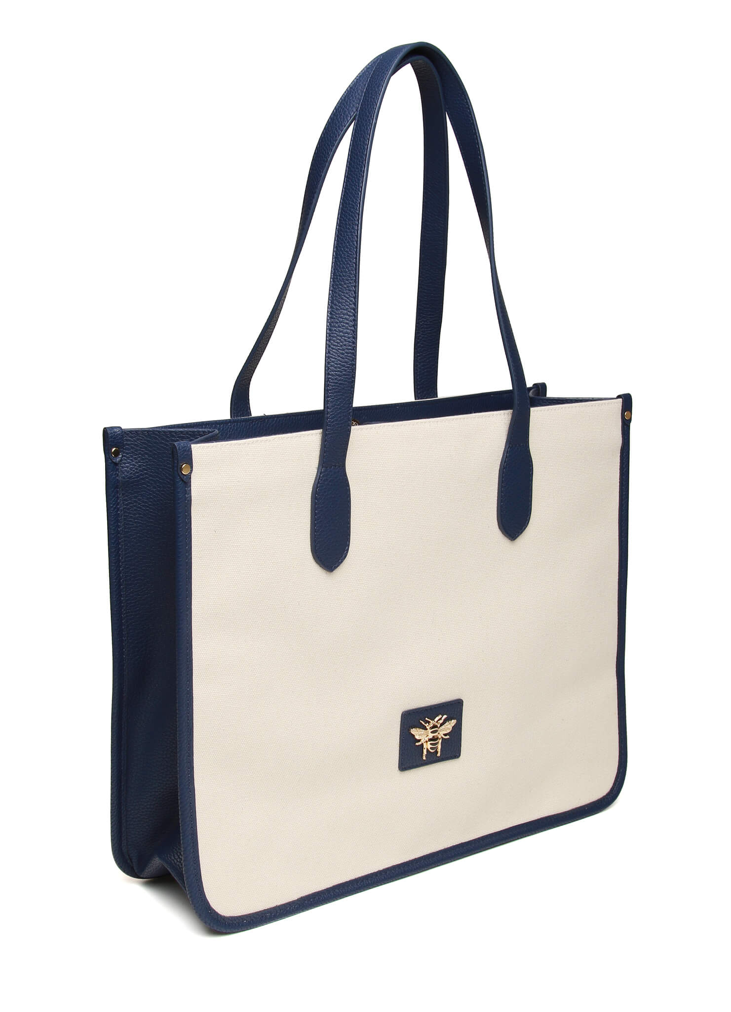 Kingston Canvas Tote Bag In Navy