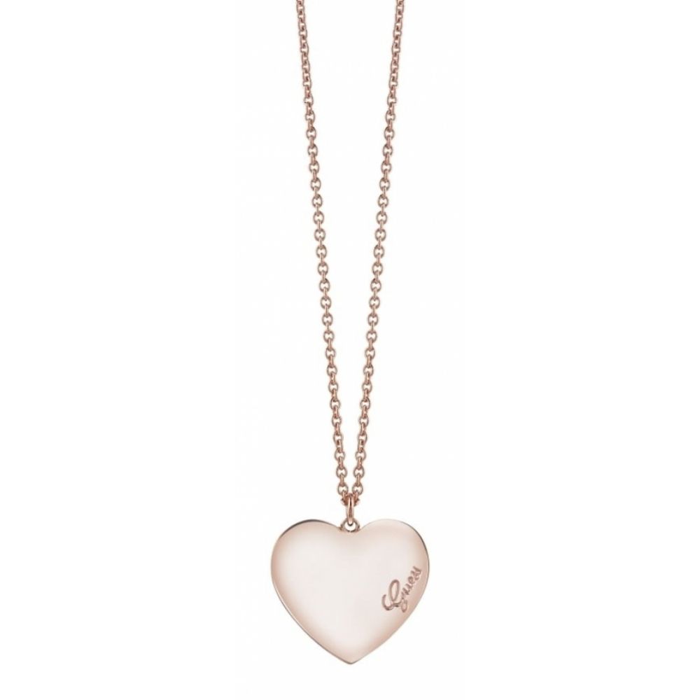 Rose Gold Plated Heart Pendant Necklace