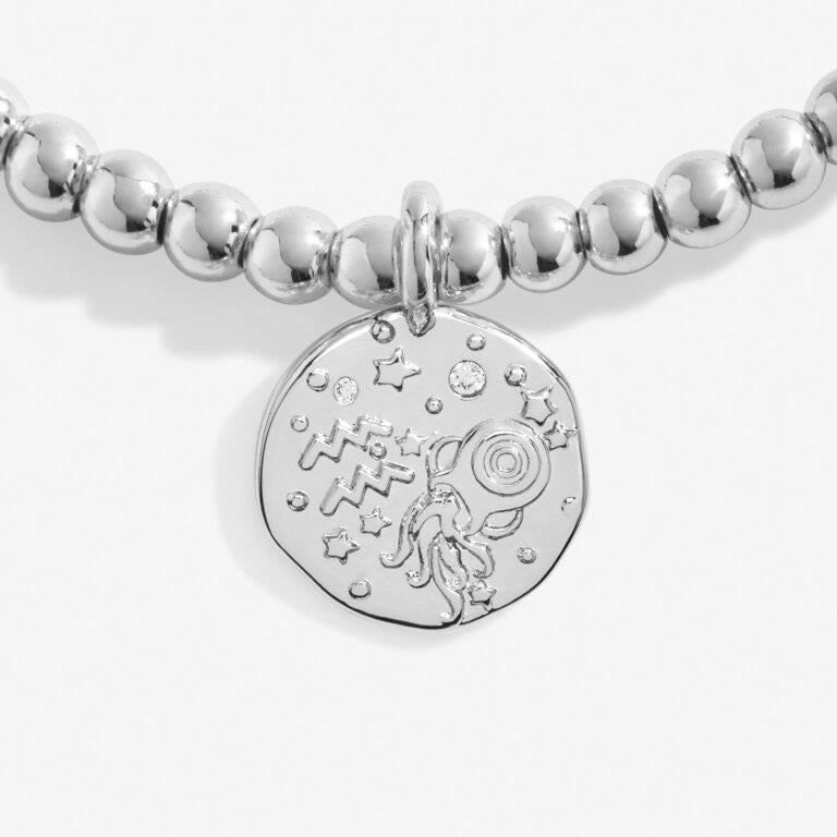 Star Sign A Little 'Aquarius' Silver Plated Bracelet