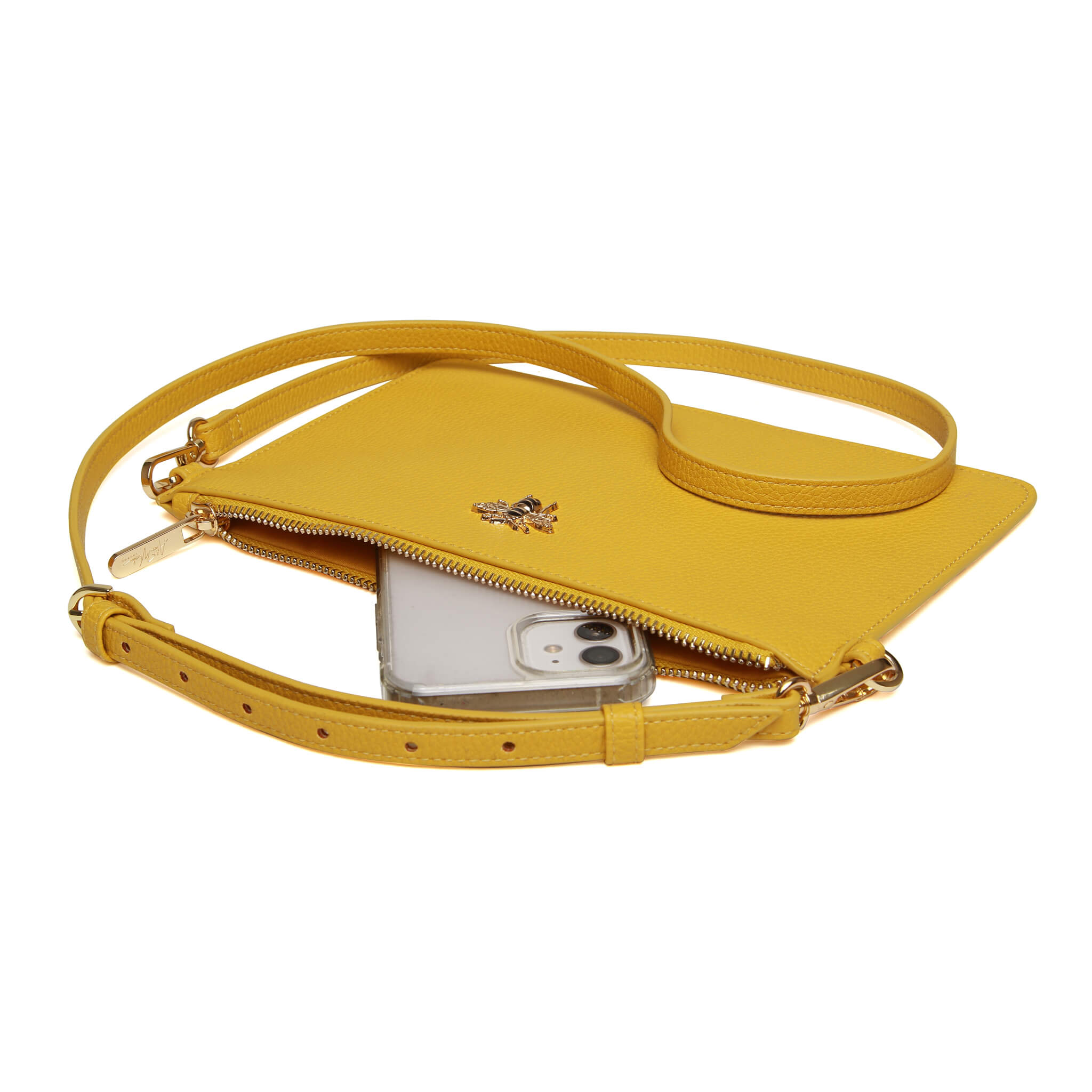 Ealing Phone/Clutch Pouch In Mustard