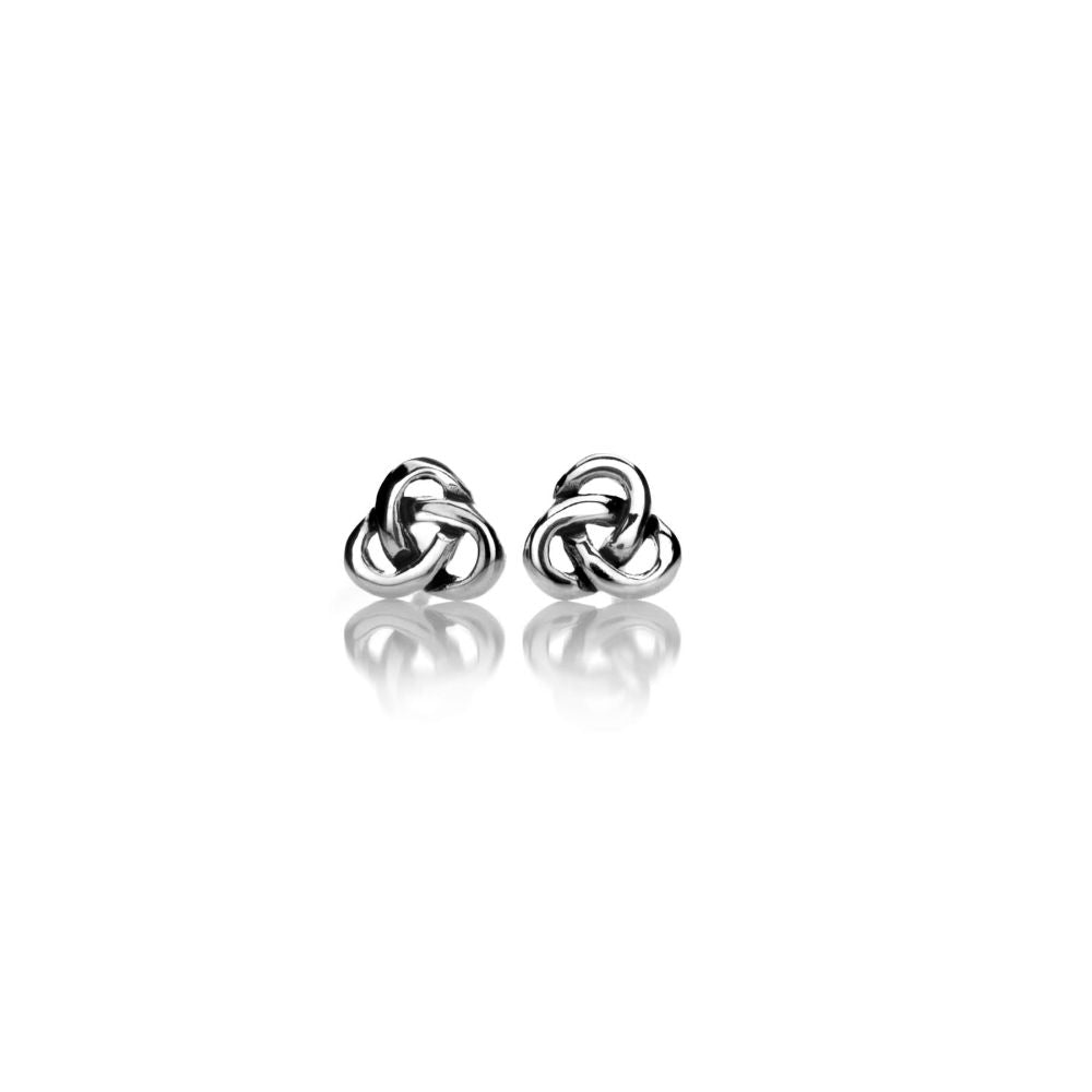 Celtic Trinity Knot Stud Earrings