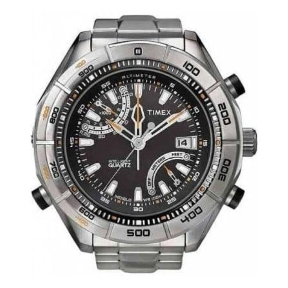Intelligent Quartz Altimeter Stainless Steel Watch