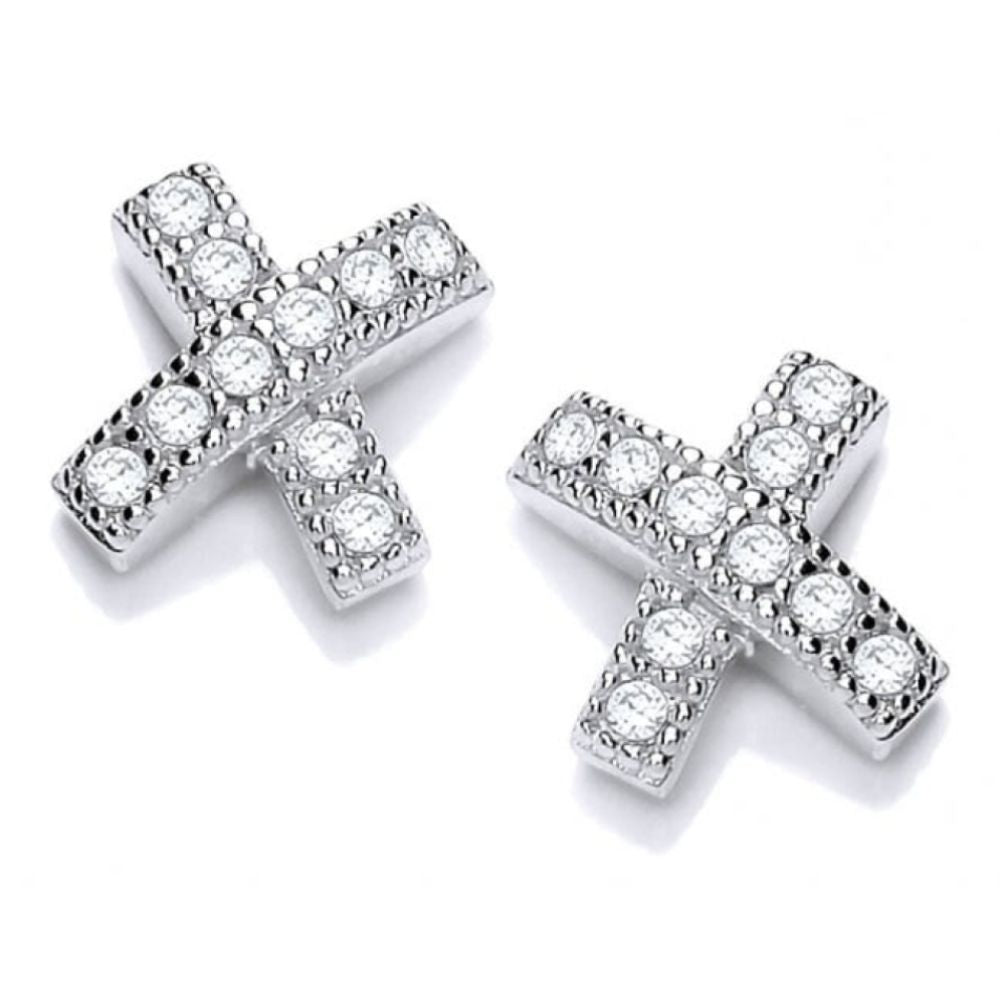 CZ Kiss Earrings