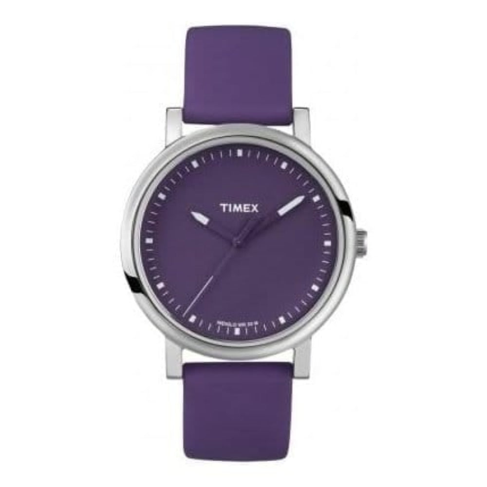 Ladies Easy Reader Purple Silicone Watch