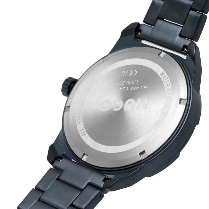 #GRIP Blue Dial Blue IP Bracelet Strap Watch